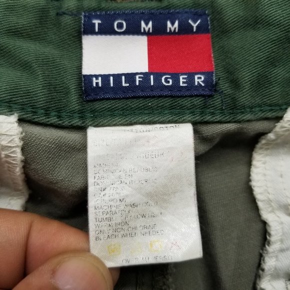 Tommy Hilfiger Pants Mens 32x31 Beige Khakis Pockets Casual Cotton - Picture 10 of 11